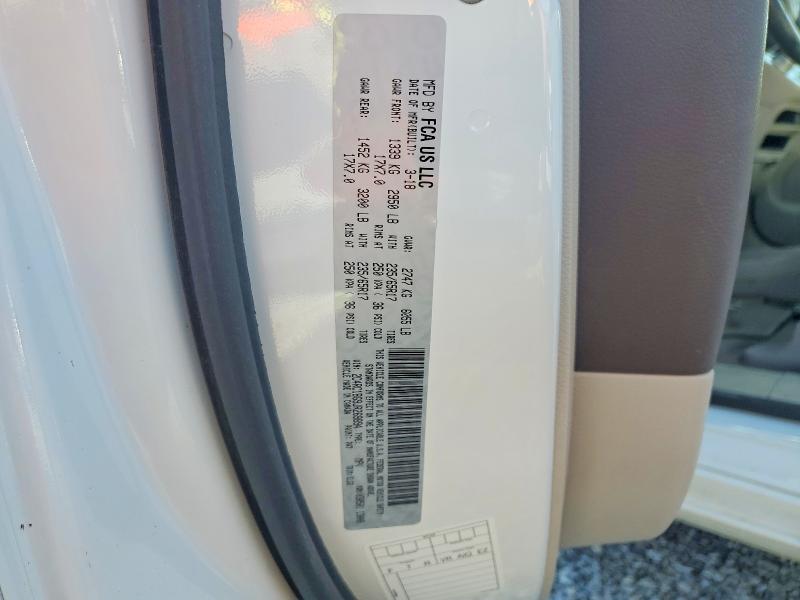 78977225 :رقم المزاد ، 2C4RC1BG9JR269894 vin ، 2018 Chrysler Pacifica مزاد بيع