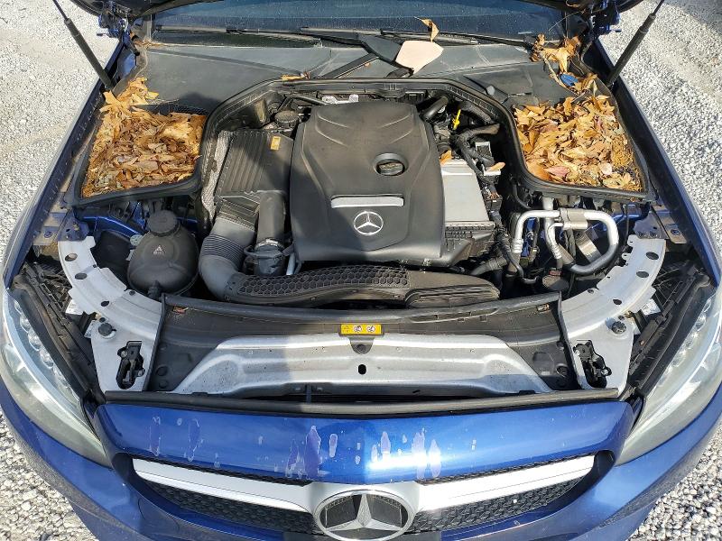 75784005 :رقم المزاد ، WDDWJ4KB0HF336680 vin ، 2017 Mercedes-benz C مزاد بيع