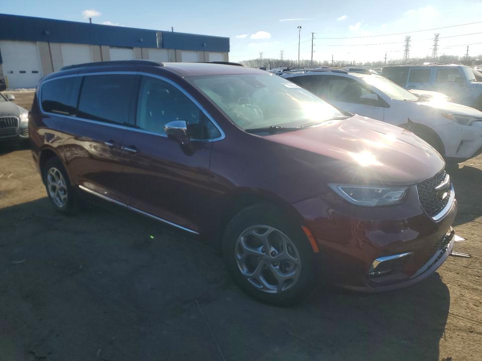 77216365 :رقم المزاد ، 2C4RC3GG8NR151734 vin ، 2022 Chrysler Pacifica مزاد بيع
