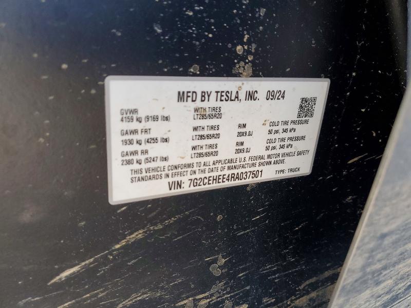 Продажа на аукционе авто 2024 Tesla Cybertruck, vin: 7G2CEHEE4RA037501, номер лота: 73093015