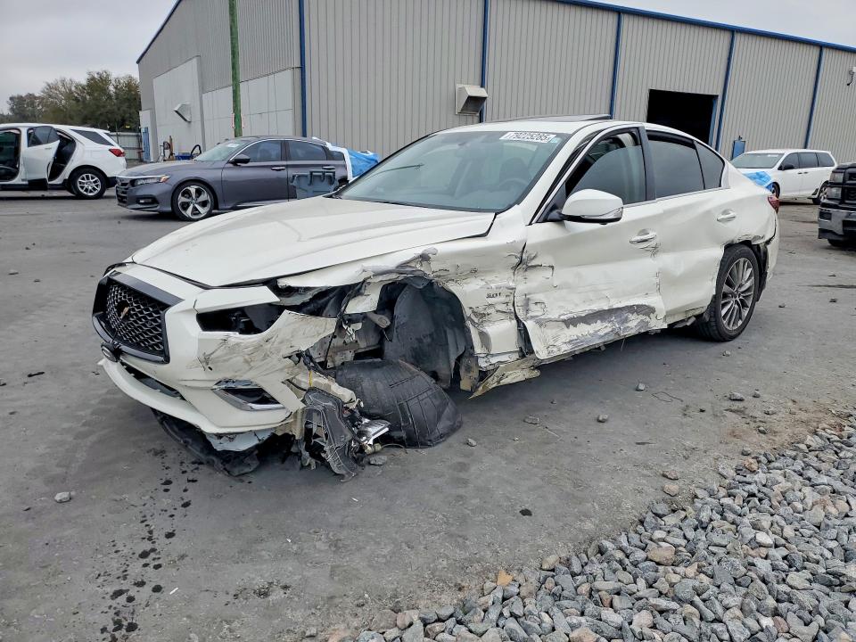 79225285 :رقم المزاد ، JN1EV7APXJM358747 vin ، 2018 Infiniti Q50 مزاد بيع