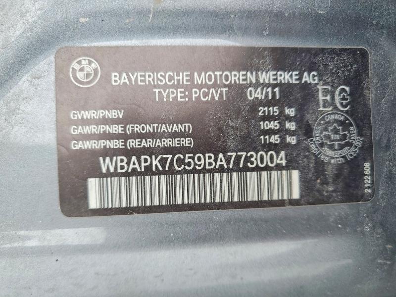 Продаж на аукціоні авто 2011 Bmw 328, vin: WBAPK7C59BA773004, номер лоту: 77466135