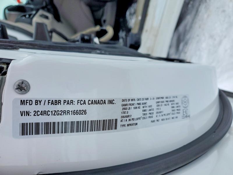 78146275 :رقم المزاد ، 2C4RC1ZG2RR166026 vin ، 2024 Chrysler Grand Caravan مزاد بيع
