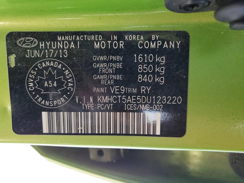 Продажа на аукционе авто 2013 Hyundai Accent Gls, vin: KMHCT5AE5DU123220, номер лота: 76443315