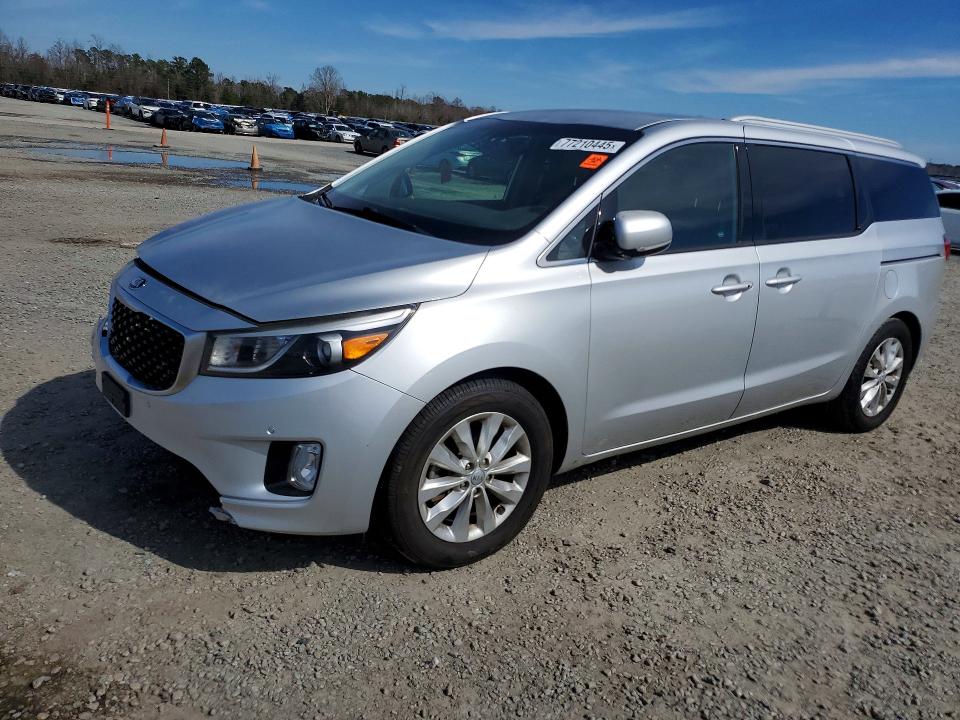 2017 Kia Sedona მანქანა იყიდება აუქციონზე, vin: KNDMC5C12H6259947, აუქციონის ნომერი: 77210445