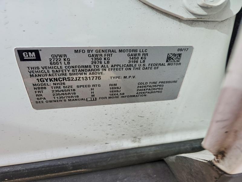 Aukcja sprzedaży 2018 Cadillac Xt5, vin: 1GYKNCRS2JZ131776, numer aukcji: 75816315