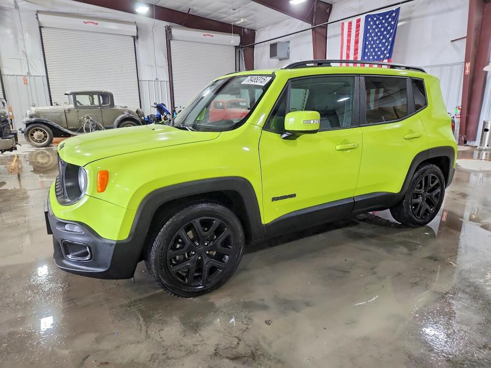 2018 Jeep Renegade მანქანა იყიდება აუქციონზე, vin: ZACCJABB5JPJ06824, აუქციონის ნომერი: 78485315