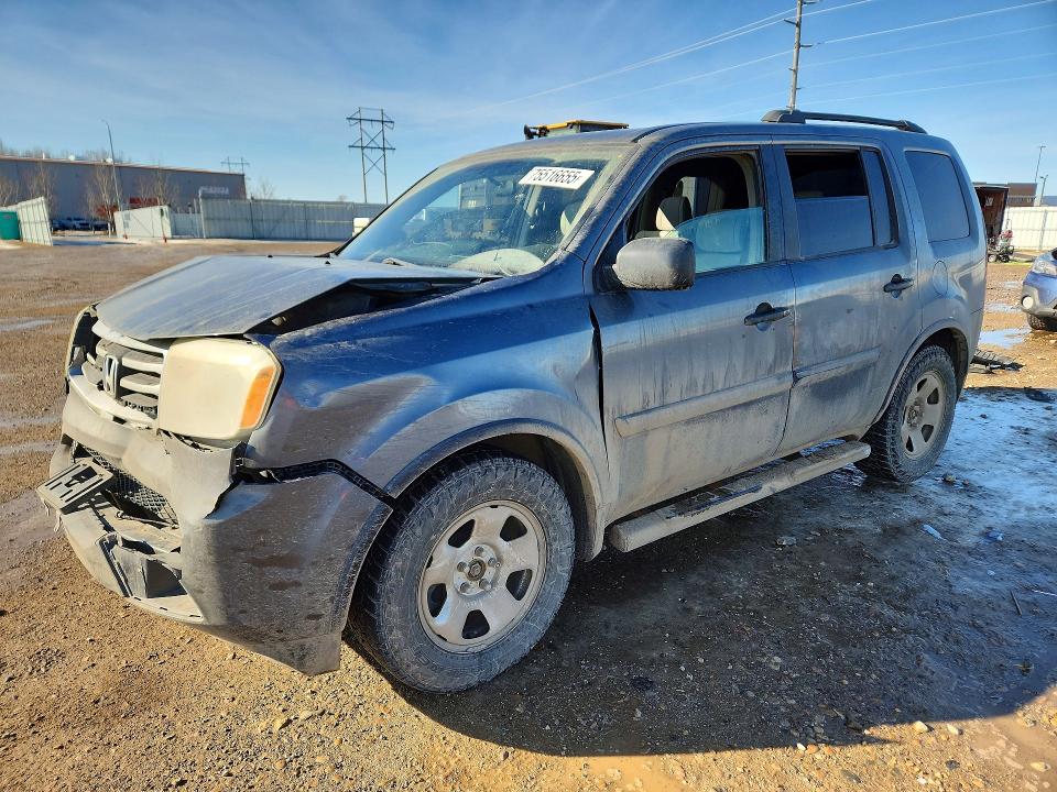 2013 Honda Pilot მანქანა იყიდება აუქციონზე, vin: 5FNYF4H23DB011855, აუქციონის ნომერი: 75516655