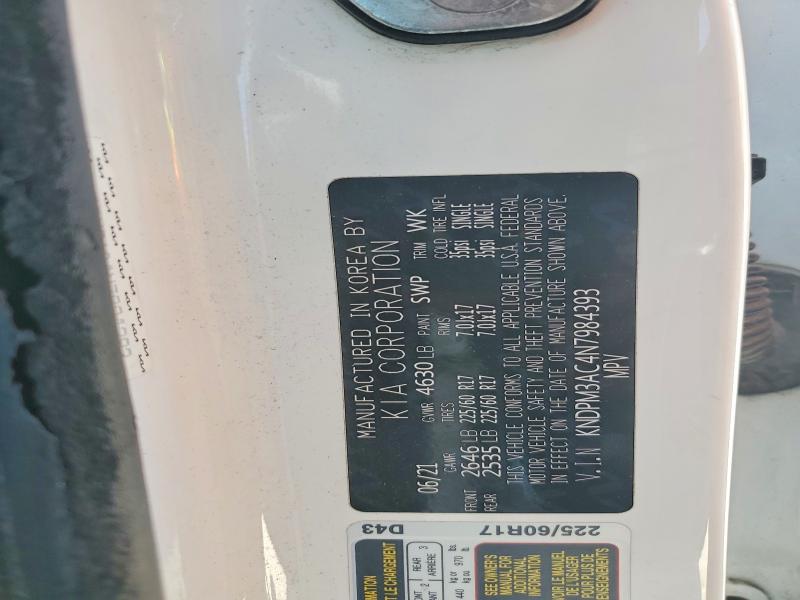 78201005 :رقم المزاد ، KNDPM3AC4N7984393 vin ، 2022 Kia Sportage مزاد بيع