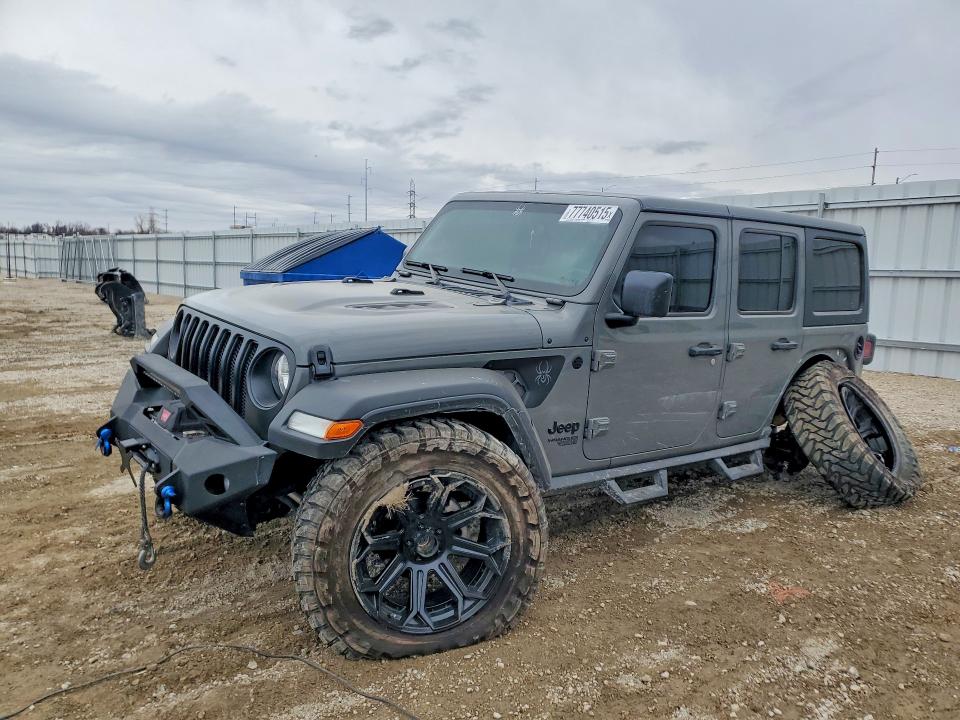Продаж на аукціоні авто 2021 Jeep Wrangler Unlimited, vin: 1C4HJXDG5MW834428, номер лоту: 77740515
