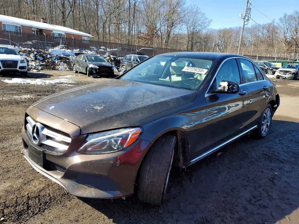 Auction sale of the 2015 Mercedes-benz C, vin: 55SWF4KB3FU028608, lot number: 72729255