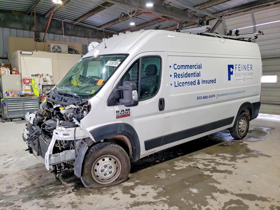 2020 Ram Promaster 2500 მანქანა იყიდება აუქციონზე, vin: 3C6TRVDG8LE101698, აუქციონის ნომერი: 75260795