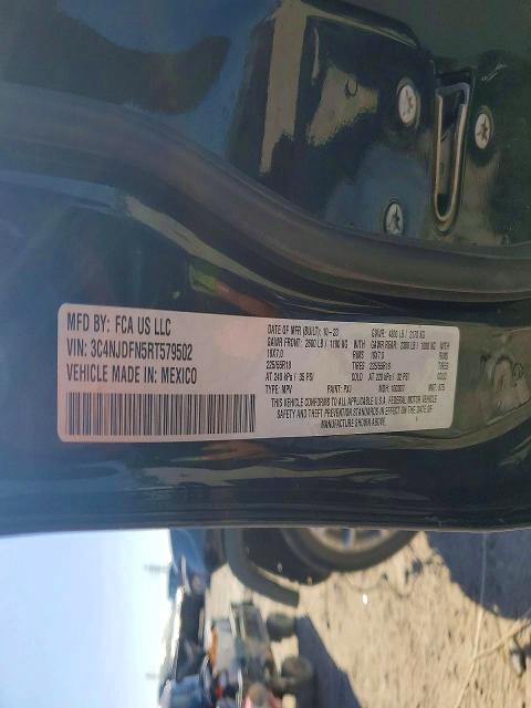 78362325 :رقم المزاد ، 3C4NJDFN5RT579502 vin ، 2024 Jeep Compass مزاد بيع