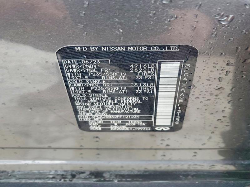 Продажа на аукционе авто 2023 Infiniti Qx50, vin: 3PCAJ5BA2PF121239, номер лота: 76616795