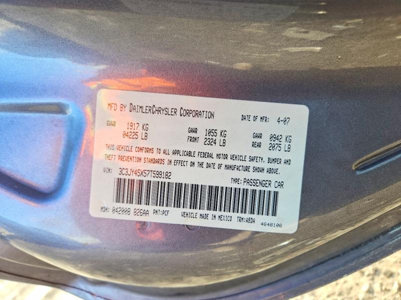 Aukcja sprzedaży 2007 Chrysler Pt Cruiser, vin: 3C3JY45X57T599182, numer aukcji: 78400925