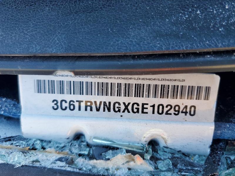 76859985 :رقم المزاد ، 3C6TRVNGXGE102940 vin ، 2016 Ram Promaster 1500 مزاد بيع