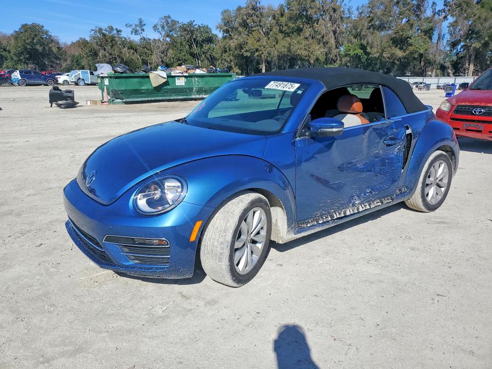 77491875 :رقم المزاد ، 3VW517AT6HM813658 vin ، 2017 Volkswagen Beetle مزاد بيع