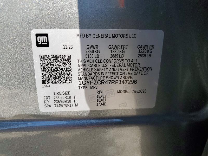 Продажа на аукционе авто 2024 Cadillac Xt4, vin: 1GYFZCR47RF147296, номер лота: 76553675