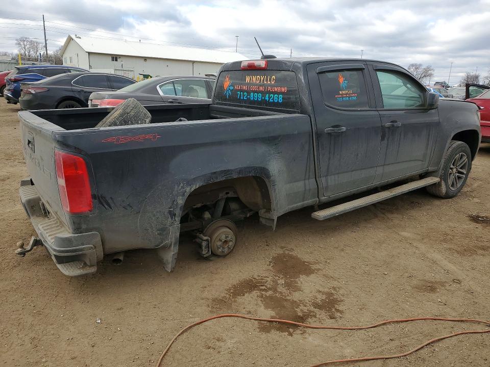 76438635 :رقم المزاد ، 1GCGTBEN6M1208549 vin ، 2021 Chevrolet Colorado مزاد بيع