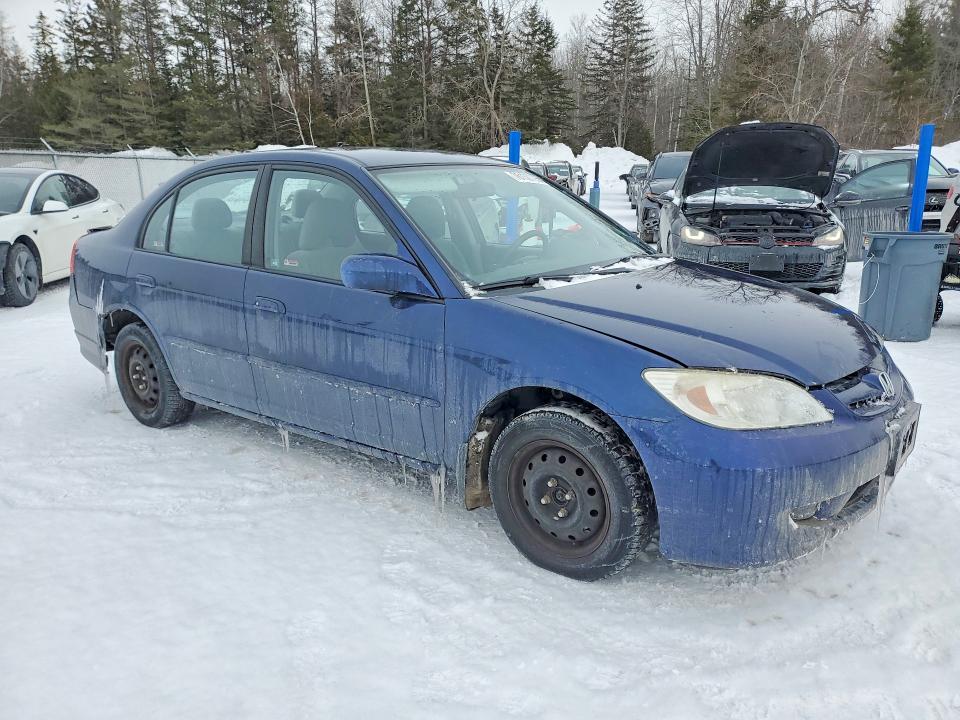 76130705 :رقم المزاد ، 2HGES16624H936996 vin ، 2004 Honda Civic مزاد بيع