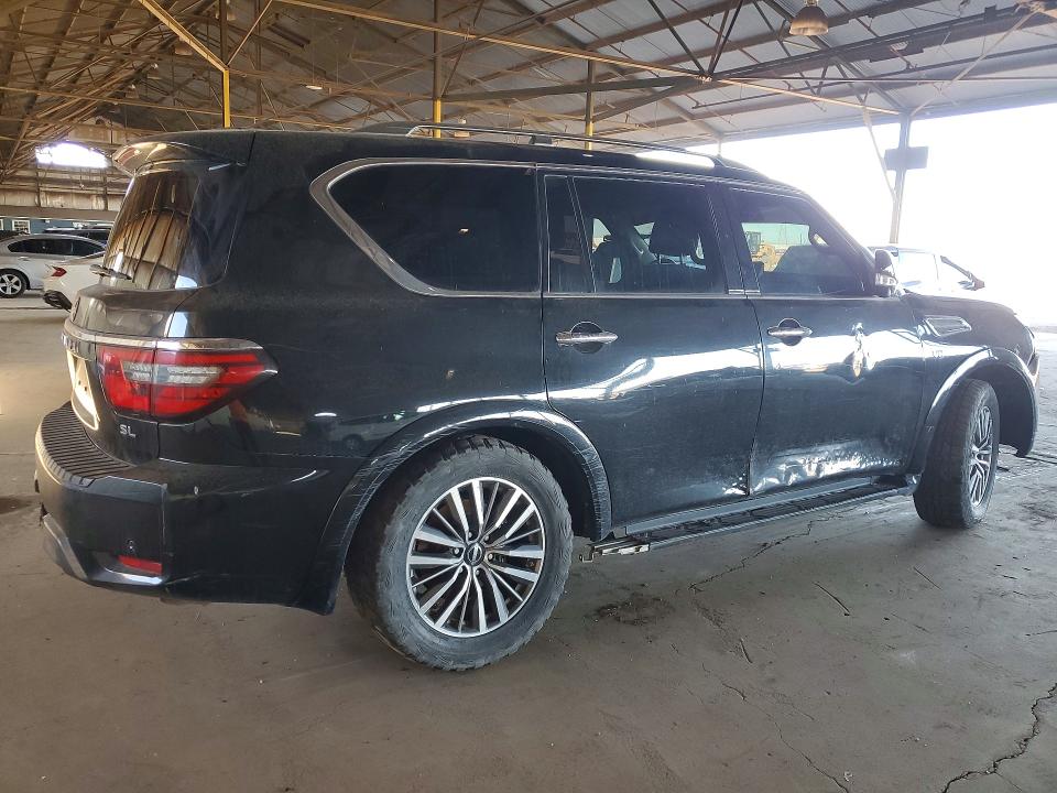 75518245 :رقم المزاد ، JN8AY2BB4M9793378 vin ، 2021 Nissan Armada مزاد بيع