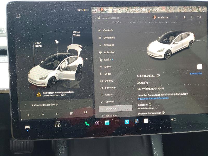 76367835 :رقم المزاد ، 5YJ3E1EAXPF470473 vin ، 2023 Tesla Model 3 مزاد بيع