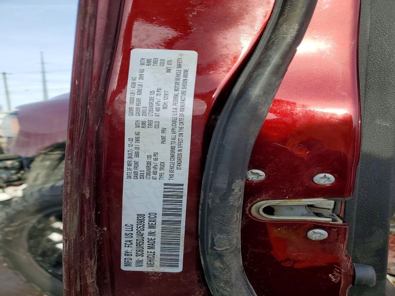 Продаж на аукціоні авто 2023 Ram 2500, vin: 3C6UR5DJ4PG539838, номер лоту: 76522395