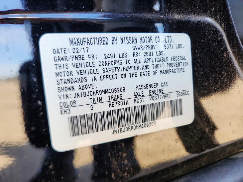 Aukcja sprzedaży 2017 Infiniti Qx50, vin: JN1BJ0RR0HM409209, numer aukcji: 77577815