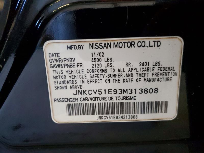 Продажа на аукционе авто 2003 Infiniti G35, vin: JNKCV51E93M313808, номер лота: 78921795