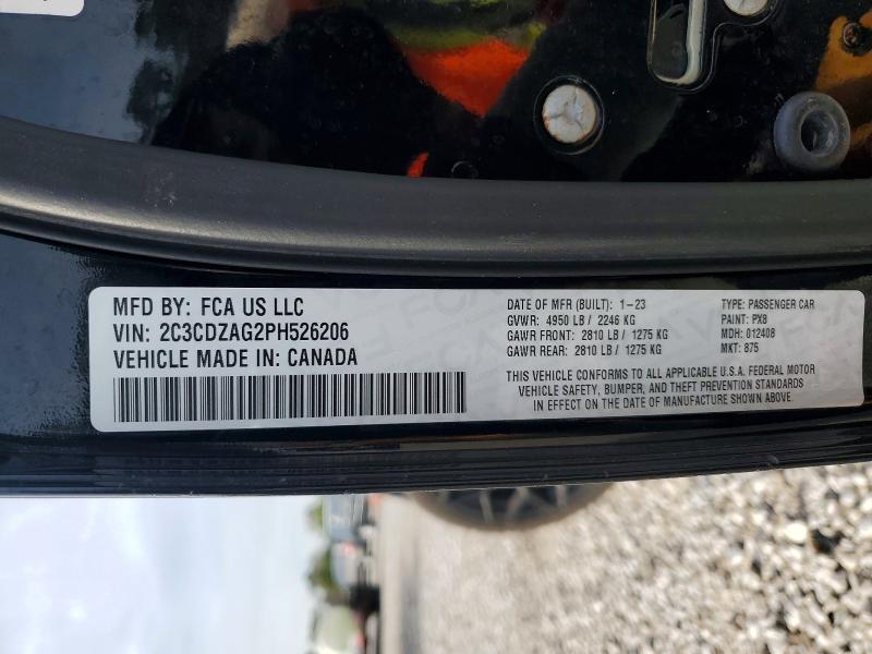 Продажа на аукционе авто 2023 Dodge Challenger, vin: 2C3CDZAG2PH526206, номер лота: 76777105