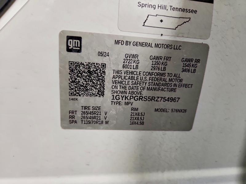 Продажа на аукционе авто 2024 Cadillac Xt6, vin: 1GYKPGRS5RZ754967, номер лота: 76428015