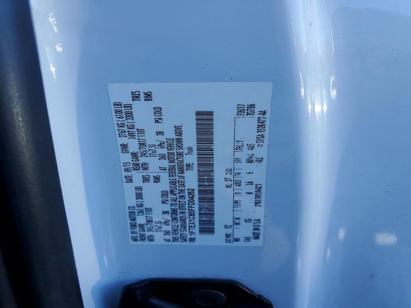 Aukcja sprzedaży 2015 Ford F150, vin: 1FTEX1C85FFD04262, numer aukcji: 75571995