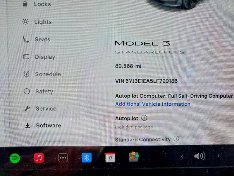 2020 Tesla Model 3 მანქანა იყიდება აუქციონზე, vin: 5YJ3E1EA5LF799186, აუქციონის ნომერი: 77410645