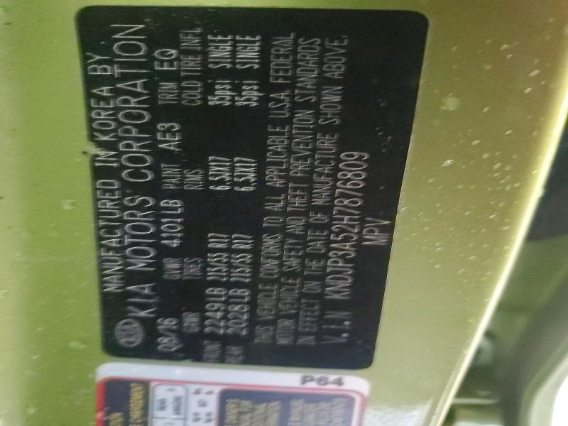 Aukcja sprzedaży 2017 Kia Soul, vin: KNDJP3A52H7876809, numer aukcji: 79231335