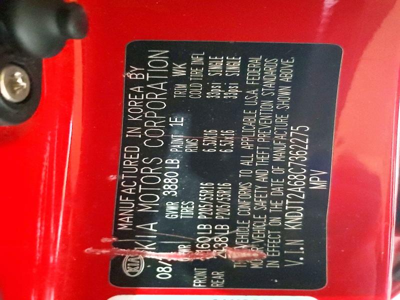 Aukcja sprzedaży 2012 Kia Soul, vin: KNDJT2A68C7362275, numer aukcji: 75671105