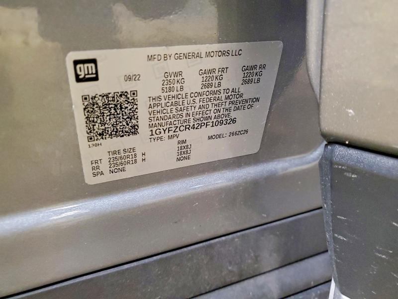 Продаж на аукціоні авто 2023 Cadillac Xt4, vin: 1GYFZCR42PF109326, номер лоту: 75289565
