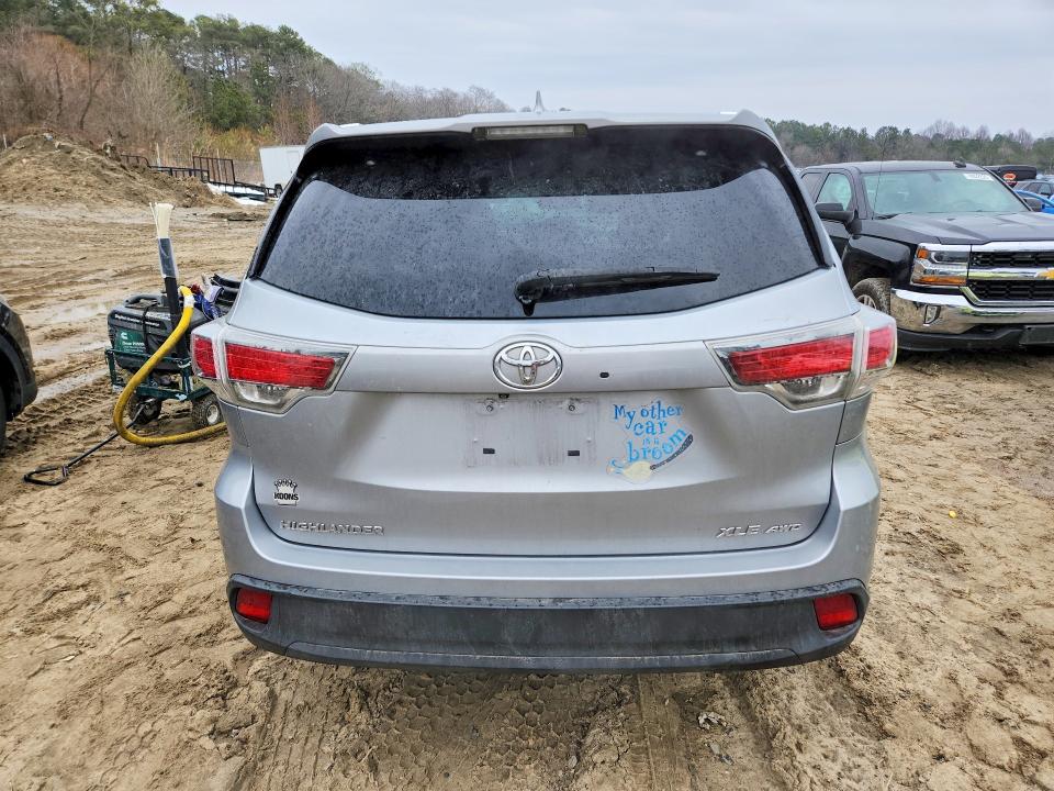 Aukcja sprzedaży 2014 Toyota Highlander, vin: 5TDJKRFH5ES062420, numer aukcji: 78858225