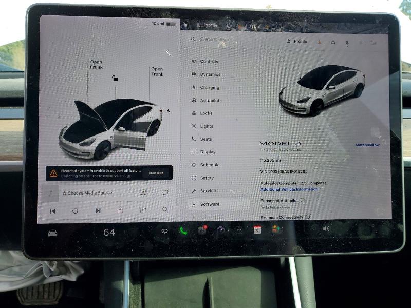 Продажа на аукционе авто 2018 Tesla Model 3, vin: 5YJ3E1EA5JF019765, номер лота: 76598555