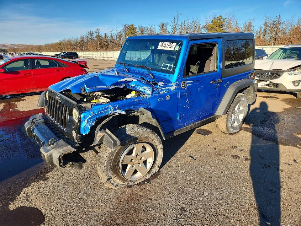 76353185 :رقم المزاد ، 1C4AJWAG2GL165802 vin ، 2016 Jeep Wrangler مزاد بيع
