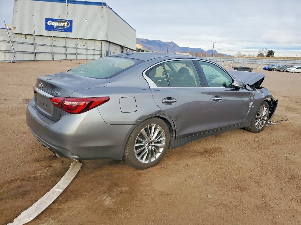 2018 Infiniti Q50 მანქანა იყიდება აუქციონზე, vin: JN1EV7AP2JM365014, აუქციონის ნომერი: 77084315
