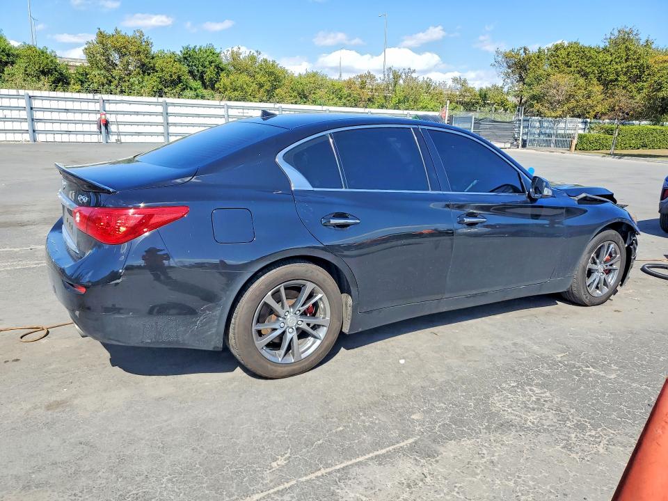 2015 Infiniti Q50 მანქანა იყიდება აუქციონზე, vin: JN1BV7AR1FM402386, აუქციონის ნომერი: 78004705