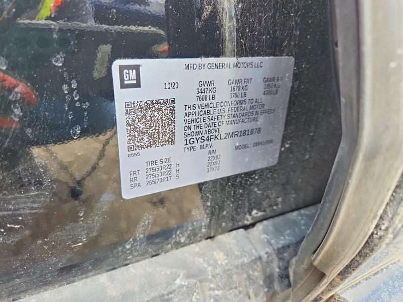 Продажа на аукционе авто 2021 Cadillac Escalade, vin: 1GYS4FKL2MR181878, номер лота: 78916045