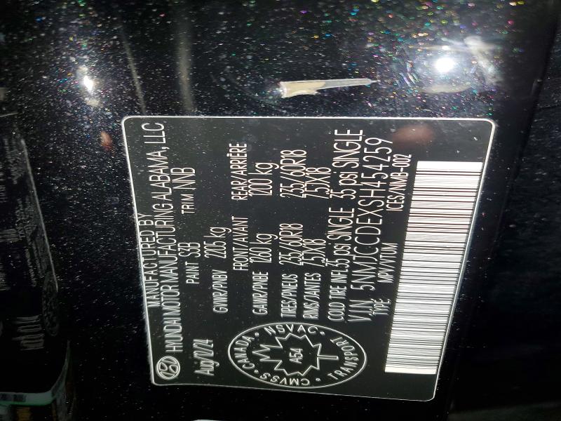 Продаж на аукціоні авто 2025 Hyundai Tucson, vin: 5NMJCCDEXSH454259, номер лоту: 76905635