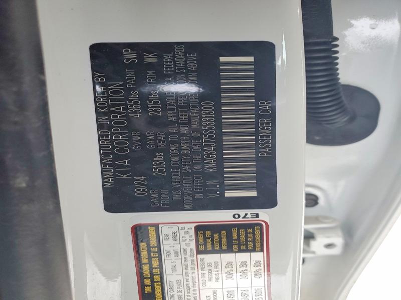 Продаж на аукціоні авто 2025 Kia K5, vin: KNAG34J75S5331300, номер лоту: 76511475