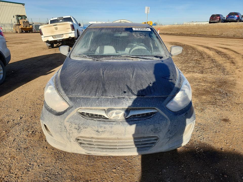 77220975 :رقم المزاد ، KMHCT4AE3CU167189 vin ، 2012 Hyundai Accent Gls مزاد بيع