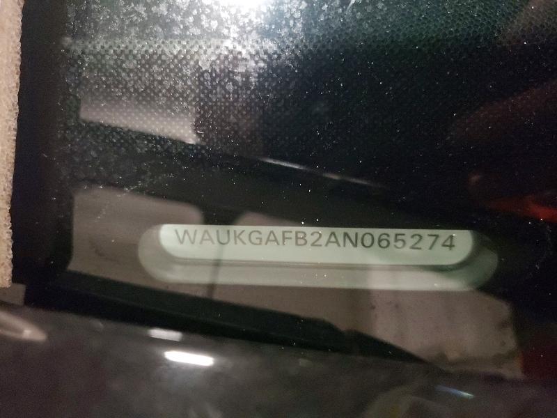 2010 Audi A6 მანქანა იყიდება აუქციონზე, vin: WAUKGAFB2AN065274, აუქციონის ნომერი: 77351025