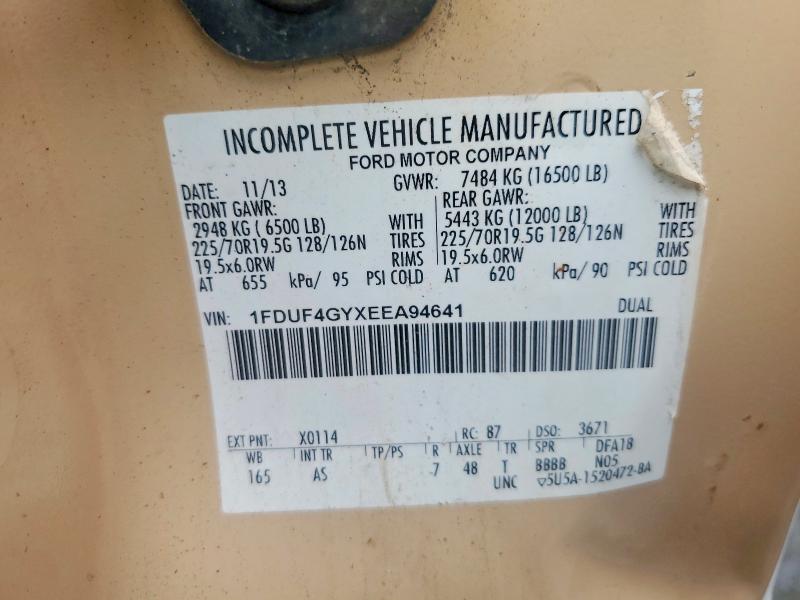 Продаж на аукціоні авто 2014 Ford F450, vin: 1FDUF4GYXEEA94641, номер лоту: 77925275