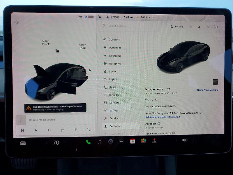 2021 Tesla Model 3 მანქანა იყიდება აუქციონზე, vin: 5YJ3E1EA3MF094453, აუქციონის ნომერი: 76778615