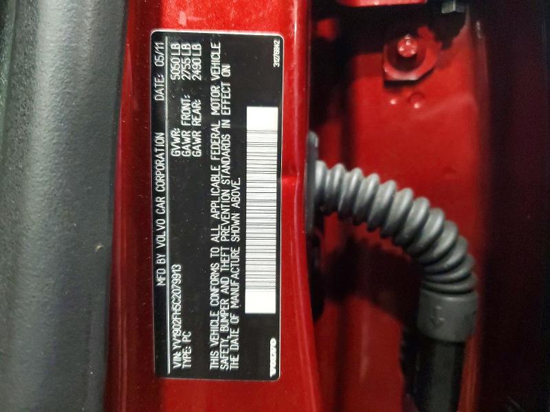Продаж на аукціоні авто 2012 Volvo S60, vin: YV1902FH5C2079913, номер лоту: 77909545