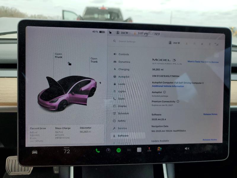Продажа на аукционе авто 2020 Tesla Model 3, vin: 5YJ3E1EA5LF796594, номер лота: 78093855